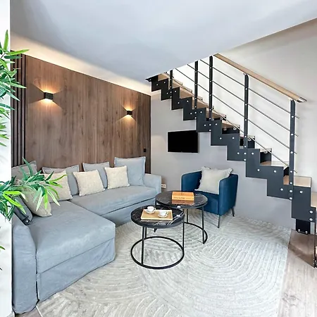 Apartment Stylish & Chic Duplex Near Eiffel Tower Paris